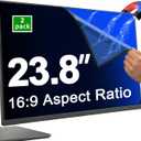 2 Pack 23.8 Inch Privacy Screen for 16:9 Widescreen Monitor, Magnetic Removable Anti-Spy Filter, Anti-Glare Blue Light Reduction Screen Protector, Anti-Scratch