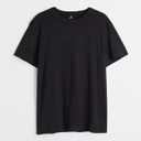 H&M Men's Size L Plain Black Short Sleeves T-Shirt