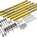 JT's Strong Arm Travel Trailer Jack Stabilizer Kit, Bolt-On Installation, Universal Compatibility, Telescoping Tubes, Eliminates Chassis Movement - 191025