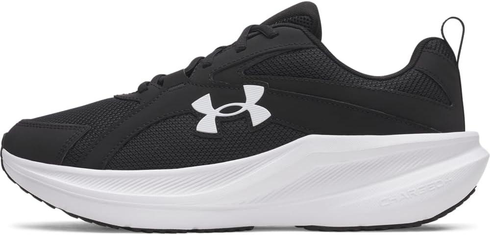 Under Armour Men's Charged Assert 11, (001) Black/Black/White, 15, US