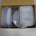 40 PCS Food Storage Containers with Lids Airtight (20 Lids &20 Containers) - Leakproof Meal-Prep Containers for Kitchen Storage Reusable Plastic Microwave/Dishwasher Safe with Labels & Pen