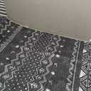 SERISSA 3x5 Washable Non-Slip Boho Area Rug for Living Room
Grey Geometric Small Rug, Soft Low-Pile Moroccan Indoor Throw Carpet for Bedroom Kitchen Dining Room Office