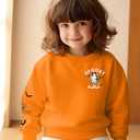 Halloween Mama and Mini Matching Outfits - Spooky Graphic Crewneck Pullover Sweatshirt Halloween Mom Gift Baby Clothes (Small, Beige)