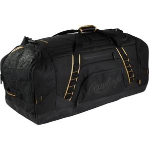 Rawlings | GOLD COLLECTION DUFFEL Equipment Bag | Baseball/Softball | Standard + XL Size