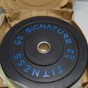 Fitvids Olympic Bumper Plate, 2" Weight Plate for Strength Training,45 lbs
