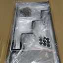 Giikin 4 Tier Spice Rack, Set of 2 Wooden Spice Rack for Countertop, Kitchen Counter Storage Shelves Cupcake Stand Holder Display Stand, Rustic Brown