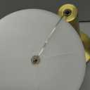 Cordless Metal Desk Lamp, Touch Sensor Control LED Table Lamp,3 Color Stepless Dimmable Battery Powered Lamp for Living Room, Dorm, Home Office (Gold)