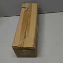 Briful Artificial Eucalyptus Stems in Black Glass Vase with Faux Water, 14" Fake Plant Eucalyptus Leaves for Home Office Farmhouse Wedding Centerpiece Dcor