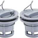 Boat Air Valve, 2Pcs PVC Air Gas Valve Cap Replacement for Inflatable Boat Dinghy Kayak Canoe