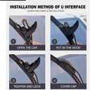 Replacement for Acura RDX 2019-2021 Silent Wipers -FAPIUO Front and Rear Windshield Wipers 26"/18"+12" Full Blade Set (3 Pack)