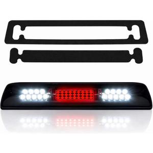 All-in-one LED 3rd Third Brake Light Cargo Light Upgraded Version High Mount Stop Light For 2015-2022 Chevy Colorado GMC Canyon,Chrome Housing Smoke Lens