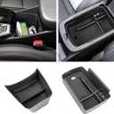 Center Console Organizer Compatible with 2024 2025 Chevy Trax Armrest Storage Box and Center Console Middle Storage Tray Insert Secondary Interior Accessories (2PCS(Only for Chevy Trax))