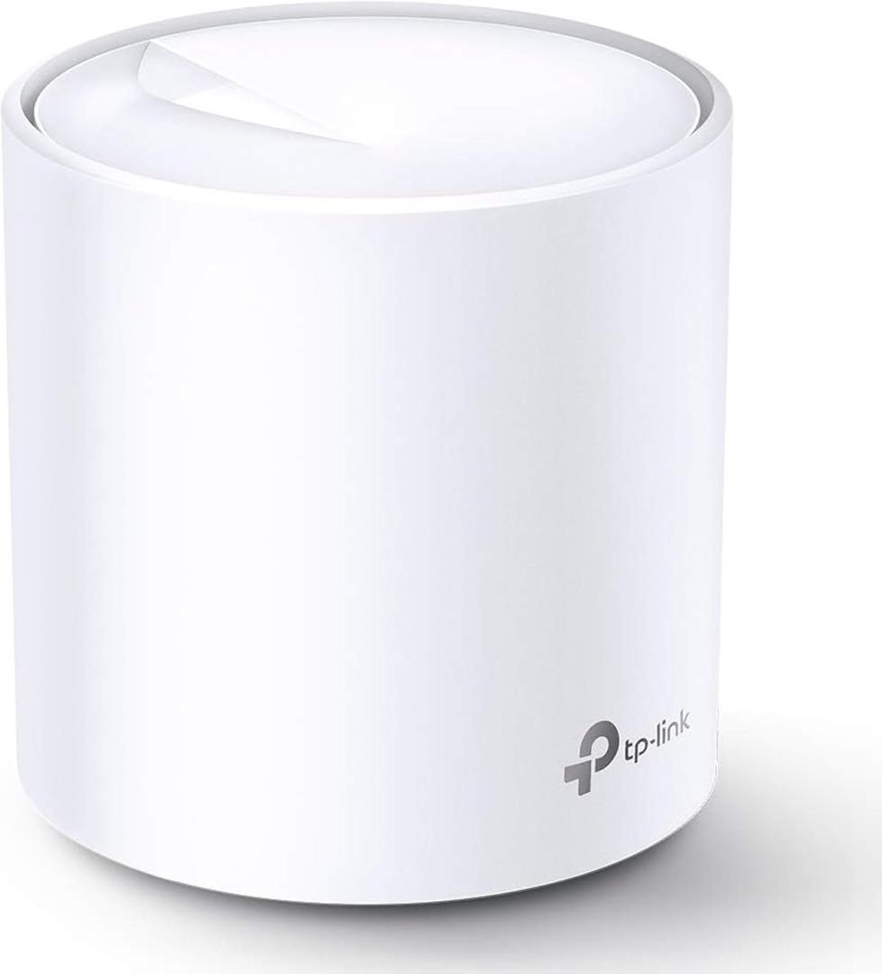 TP-Link Deco WiFi 6 Mesh WiFi System(Deco X20) - Covers up to 2200 Sq.Ft, Replaces Wireless Internet Routers and Extenders, 1-Pack, White
