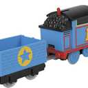 Thomas & Friends Motorized Toy Train Thomas Battery-Powered Engine with Cargo for Pretend Play Preschool Kids Ages 3+ Years