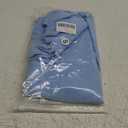 Women's Pinafore Apron Cross Back Apron with Pockets Cotton Linen Apron Dress Plus Size (Light Blue) S