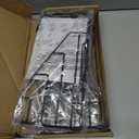 4 Tier Spice Rack Organzier, Spice Rack for Cabinet, Adjustable Depth Seasoning Shelf for Countertop, Pantry, Seasoning Organizer, Metal, Black (2 Pack)