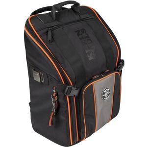 Klein Tools 55482 Tool Bag Backpack, Heavy Duty Tradesman Pro Tool Organizer with 21 Pockets and Large Interior, Water Resistant