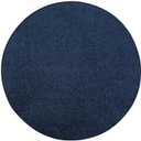 Bright House Solid Color Area Rugs Navy - 2' Round, Indoor, Stain & Fade Resistant, Perfect for Living Room, Bedroom, Dining Room, Entryway, Doorway, Pet & Kids Friendly Rug, Wedding, Made in USA