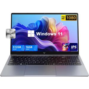 2025 Laptop Computer with Windows 11, Intel N150 Quad-Core Processor 16GB DDR4 RAM 512GB SSD, 15.6" FHD IPS Display, WIFI,5000mAh Battery,USB3.2 Gen1,Portable Laptops for Business Office Student 2025 Laptop Computer with Windows 11, Intel N150 Quad-Core Processor 16GB DDR4 RAM 512GB SSD, 15.6" FHD IPS Display, WIFI,5000mAh Battery,USB3.2 Gen1,Portable Laptops for Business Office Student