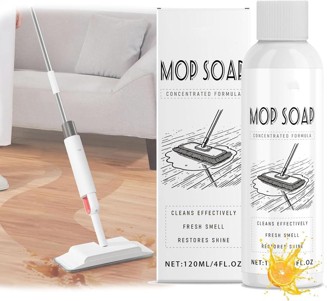 2 x Mop Soap Brazilian Waves, Mop Soap Scented, Highly Scented Mop Soap, Floor Cleaner For Mopping, Multi-purpose Cleaner Liquid Pet-friendly Mop Cleaner Soap (1PCS)