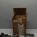 Yuxung 6 Sets Wedding Table Centerpiece Accessories Including 159 Pieces Natural Ostrich Feather Bulk Plastic Vases and Beads Necklaces for Wedding Home Party Centerpiece Supplies(Black)