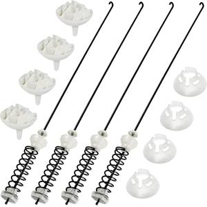 W10780048 Washing Machine Suspension Rods Kit（23.6in） - Compatible with Kenmore Whirlpool Am-ana Washer - Replace W10748952 AP5971398 4185114 W10257087 W10257088 W1034919 4 Pack