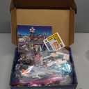 HOGOKIDS Space Roller Coaster Building Toy 926PCS Coaster Building Set Features Lift Platform, Satellites, Rocket Buildable Space Rollercoaster Adventure Park for Adults Kids Girl Boy Ages 6+years old