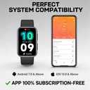 MorePro Health Fitness Tracker for Women Men, 24/7 Heart Rate Blood Pressure & Oxygen Monitoring, Sleep Tracker, 120+ Sport Modes Smart Watch, IP68 Waterproof, 2 Bands, Compatible Android iOS