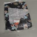 Hawaiian Dad and Son Matching Shirts - Floral Short Sleeve Button Down Shirt Summer Family Vacation Boy Fathers Gift Set (Black, XXL)