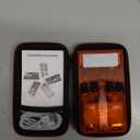 R36MAX Retro Handheld Game Console, 64GB Retro Gaming Console with 4.0 Inch Screen, Portable Video Game Consoles with 4000mAh Battery and Multiple Emulators, Open Linux System (Transparent Red)