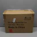 Alupssuc Set of 2 18 Inch Pre-lit Outdoor Christmas Tree with 50 Multi-Color Lights, Timer, Battery Operated Pre-Decorated Frosted Christmas Urn Filler for Pathway &Porch& Yard Decorations, 18 Inch