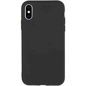 Danbey for iPhone Xs, for iPhone X 10 10s, Ultra Thin Slim Fit Soft Phone Case, Drop Protection, Solid Color Plastic Non Silicone, Minimalist Basic Cover, Gel Rubbery, 5.8" Screen - Matte Black