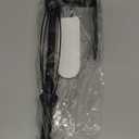 Paper Towel Holder Under Cabinet, Single Hand Operable Wall Mount with Damping Effect, Self-Adhesive or Drilled for Kitchen Bathroom, Black