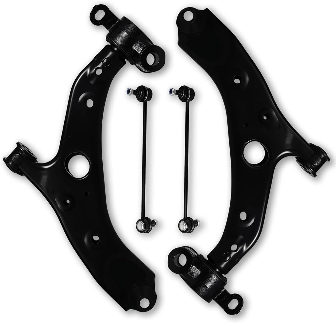4PCS Front Lower Control Arm Stabilizer Sway Bar End Link Compatible with Mazda 2014 2015 2016 2017 2018 Mazda3 CMS761216 RK623509 CMS761215 RK623508 K750752 K750751