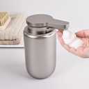 LAOPAO Automatic Foaming Soap Dispenser Plastic, Rechargeable Touchless Foam Hand Soap Dispenser for Bathroom, ABS Soap Pump for Kitchen, Water-Resistant, Xmas Gift 10oz, Plastic (NOT Metal)