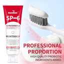 2 x 2025 New Sp-6 Probiotics Whitening Toothpaste-Fluoride-Free, Enhanced Formula with 6 Probiotics for Gum Care & Fresh Breath, Fresh Mint Flavor(1PC)Red