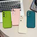 Puxicu Slim Case for Samsung Galaxy A26 5G, Enhanced Camera Protection, Shockproof Skin-Friendly Touch Soft Case Cover for Samsung Galaxy A26 Phone, White