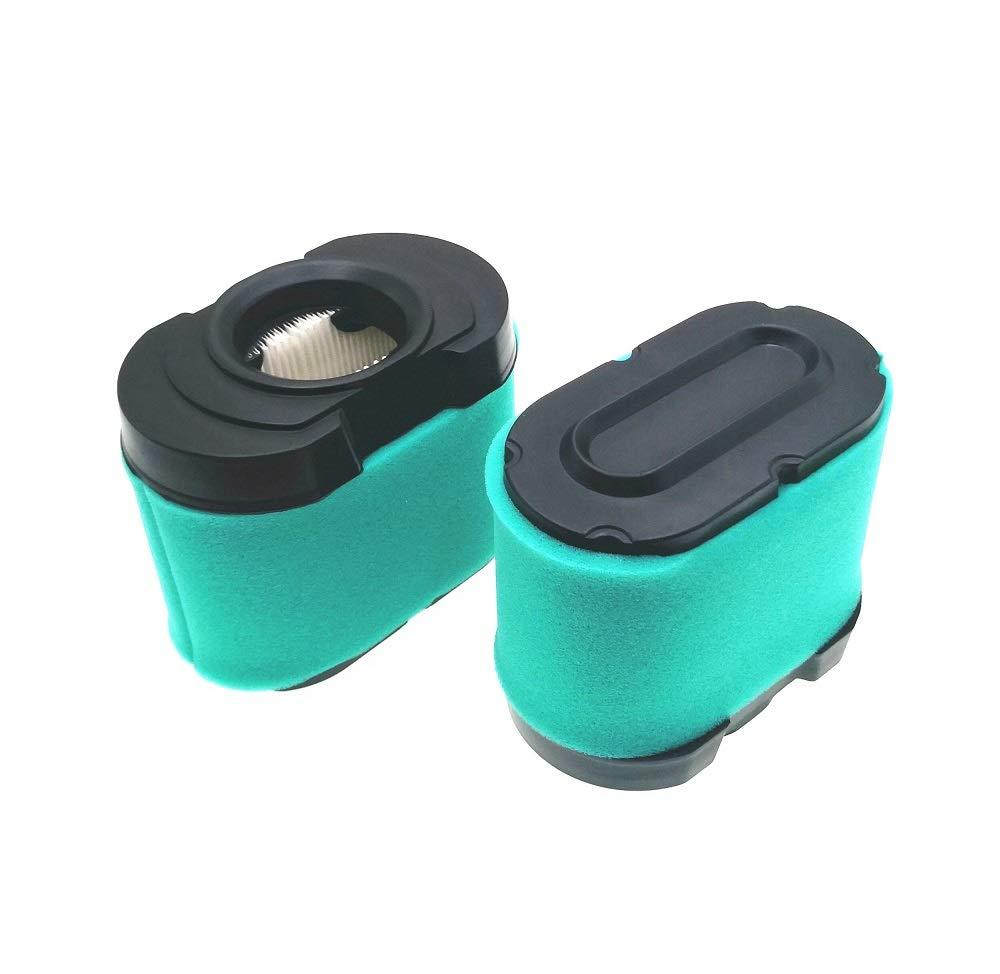 2 Pack 792105 Air Filter Replace for BS 276890, 4233, 5405, 5405H, 5405K, 593240, 798748 OEM Air Cleaner Cartridge with 792303 Pre Filter Fits Lawn Mower Air Cleaner Element