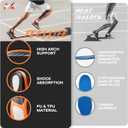 FEELLIFE Plantar Fasciitis Relief Shoe Insoles [1-Pair], Arch Support Insoles, Running Athletic Gel Shoe Inserts, Orthotic Inserts for Arch Pain [Trim to Fit: Men 6-10/Women 7-11] Medium
