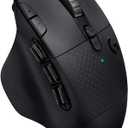 Logitech G604 Lightspeed Wireless Gaming Mouse with 15 programmable Controls, up to 240 Hour Battery Life, Dual Wireless connectivity Modes, Hyper-Fast Scroll Wheel - Black