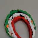 3 Pcs Valentine's Day Heart Headband St. Patrick's Day Easter Beaded Headband Crystal Rhinestone Knotted Design Hair Accessories for Women