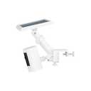 Ring Gutter Mount for Cameras and Solar Panels - White