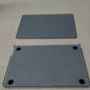 MEEgoodo for MacBook Air M3 M2 13.6 inch Case 2024 2022,Clear Cover Fit Model A3113 A2681,Flexible Plastic Case for M2 13 inch Laptop,Hard Shell with TPU Keyboard & Webcam Cover&OTG Adapter,Haze Blue