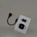 2-in-1 Wireless CarPlay & Android Auto Adapter, Plug & Play CarPlay Dongle Converts Wired to Wireless, Fast Auto-Connect, No Delay, Compact Design for iPhone & Android with USB/USB-C Port(Black)