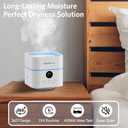Air Purifier and Humidifier Combo for Bedroom, Covers Up to 200ft, H13 True HEPA Filter, 400ML Water Tank, Quiet Cool Mist Top Fill Essential Oil Diffuser for Baby, Pet Room, APP Control
