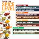 PLANTSTRONG Chili & Stew USDA Organic, Non-GMO, Plant-Based, Vegan, Gluten-Free, Oil-Free, Lightly Salted, Ready to Heat & Serve (16.9 oz, Creamy White Bean Chili) (EXP 10/10/27)