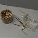 2 Vase With 2 3-Leg Planter Gold Small and Big