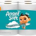 Angel Soft Toilet Paper, 16 Mega Rolls = 64 Regular Rolls, Soft and Strong Toilet Tissue
