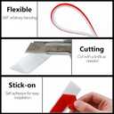 Collapsible Shower Threshold Water Dam, Shower Door Water Dam Barrier, Dry and Wet Separation Door Dam Water Stopper Kitchen Shower Threshold Silicon Water Blocker(67Inch)