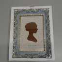 AELS 5x7 Inch Vintage Picture Frame, Elegant Antique Photo Frames with Glass Front, Photo Display, Tabletop Wall Hanging, Gift Ideas, Vine Pattern, Silver & Light Blue 10x15